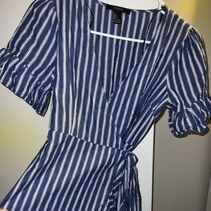 Forever 21 blue and white sundress